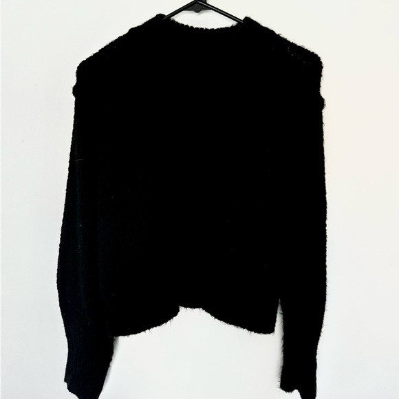 Top Shop Black Seam Sweater - Picture 3 of 4